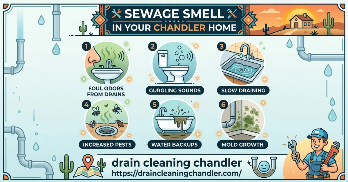 Sewage Smell in Your Chandler Home