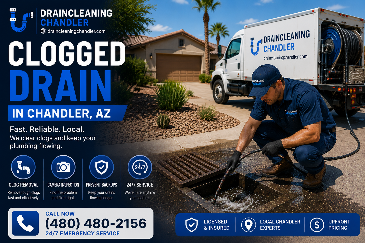 Clogged Drain in Chandler AZ