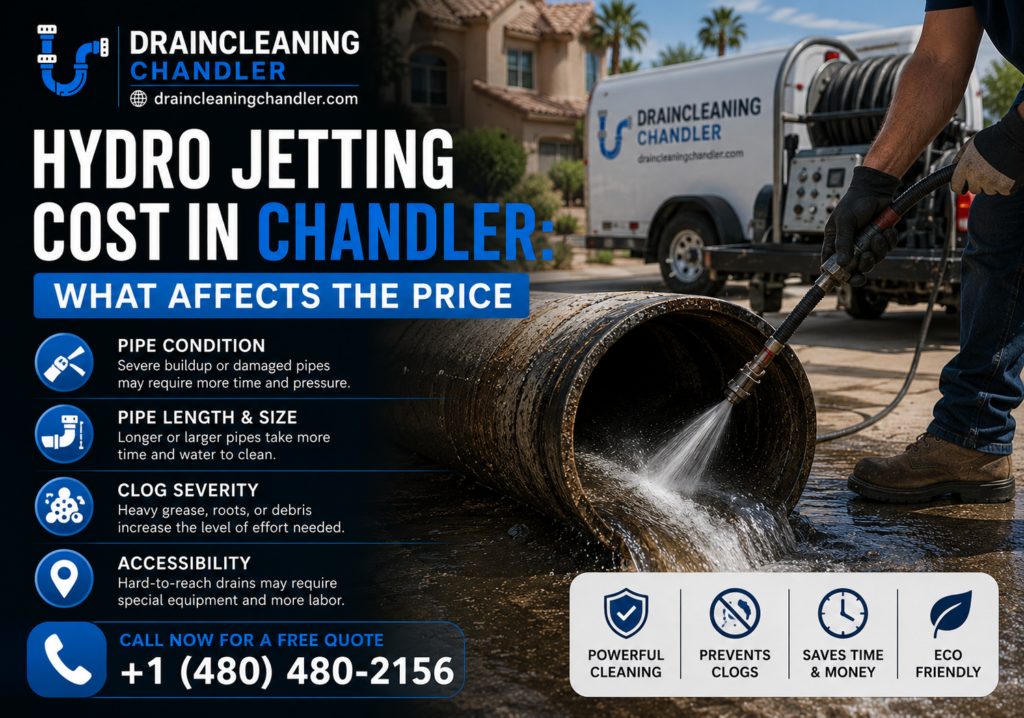 hydro jetting cost in Chandler