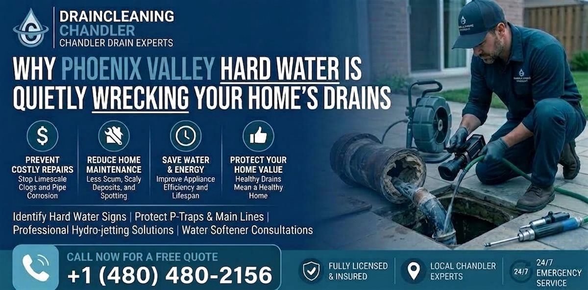 Why Phoenix Valley Hard Water Is Quietly Wrecking Your Home’s Drains